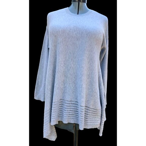 Simply Vera Vera Wang Sweater Light Gray Size XL - Picture 4 of 8